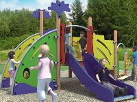 Daycare Center Wooden Playground Station Sets
